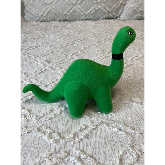 Sinclair Gas Station Mascot Green Brontosaurus Dinosaur 13" Promotional Plush - Picture 4 of 7